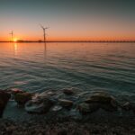Bild över energianläggning i natur
